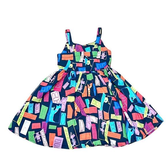 Authentic Disney Parks RARE Monsters Inc Doors Girls Dress Size XXS 3-4Y - Picture 6 of 7